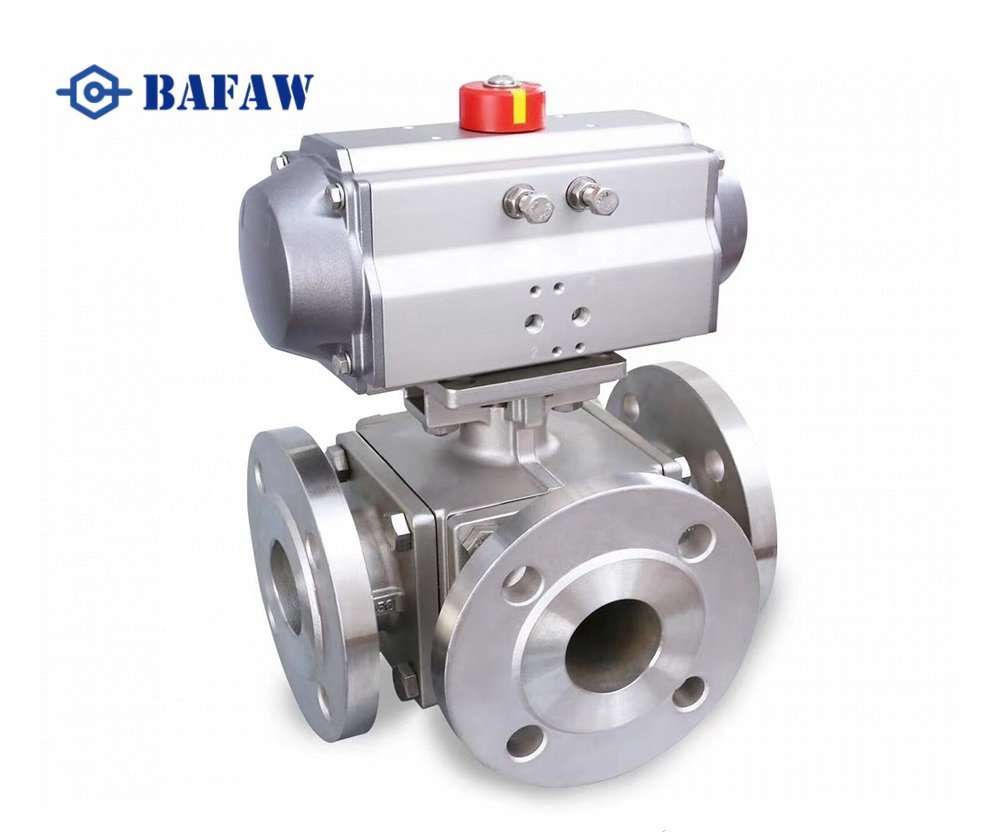 3 Way 316 Stainless Steel Ball Valve 150LBS