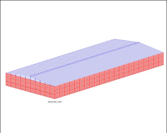 Bangladesh 3-storey Steel Structure Workshop 137x62x15M