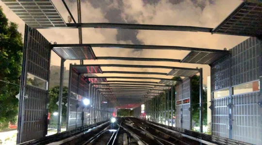 Steel Structure Acoustic Enclosure for Singapore Metro