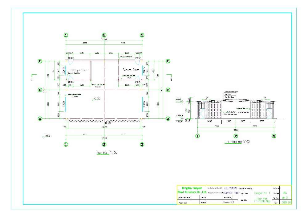 Light Steel Structure Aircraft Hangar