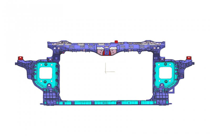 汽车前端框架注塑模具