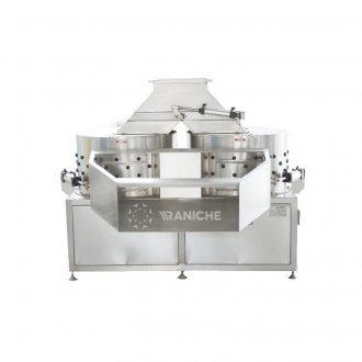 双筒立式自动爪脱皮机