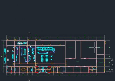 2000只/小时屠宰线总平面图