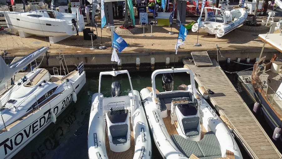 Rib Boats in Harbor