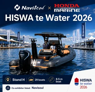 Navisoul 850 Pro Cabin Featured in HISWA te Water Magazine 2026
