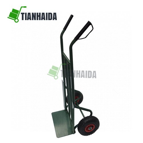 Steel hand sack trolley truck warehouse hand barrow cart HT2054