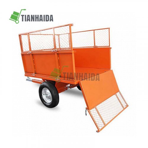 BTC002 ATV trailer garden small steel farm trailer 