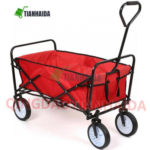 TC1011  Folding shopping cart Collapsible Folding Wagon Cart Camping Beach Truck