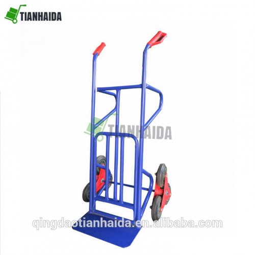 HT0139 Hand Truck Double Loop Handle Folding Stair Climbing Cart Trolley Climber