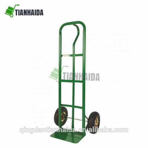 HT2069 Steel Hand Truck trolley Vertical Loop Handle Metal Extruded Nose Plate