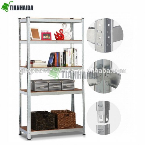 5 Shelf 70kg each galvanised steel shelves Unit metal storage rack shelf 