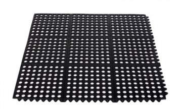KM104 Interlocking Rubber Mat with Holes