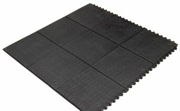 KA104 Solid Top Rubber Interlocking Anti-Fatigue Mats