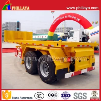 2axles container dump trailer