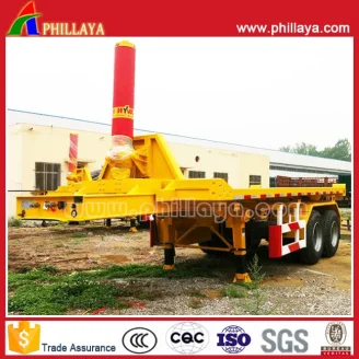 2axles container dump trailer
