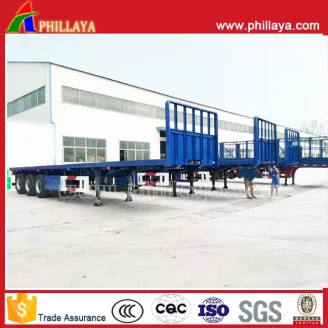 Flat Bed Style Container Semi Trailer