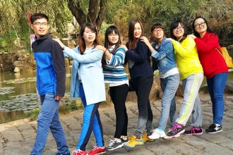 Linyi’s city sky, underground grand canyon,Oct 2015