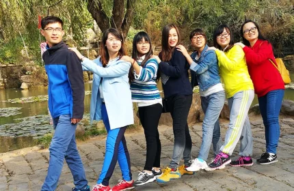 Linyi’s city sky, underground grand canyon,Oct 2015