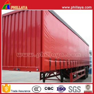 Side curtain semi trailer