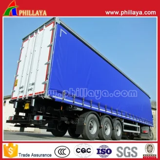 Side  pulling curtain  trailer