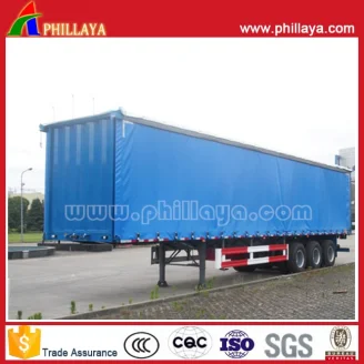 Side  pulling curtain  trailer