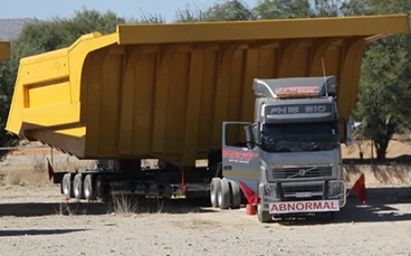 The 1st unit Heavy duty trailer export South America, In October 2014