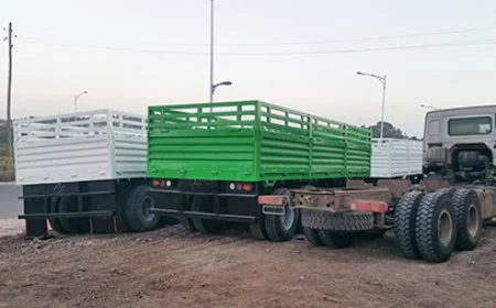 100 units  drawbar trailer export Nigeria, In May 2016