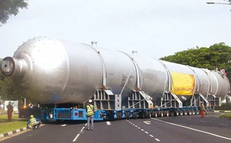 The 1st unit self propelled transporters...