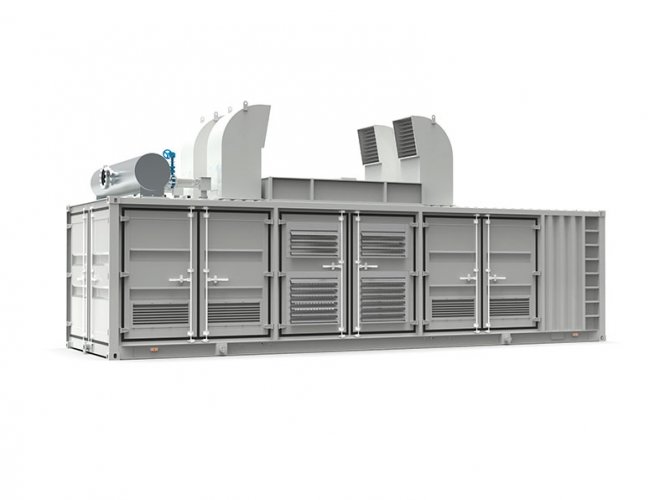 Generador de gas natural Volvo de 800 kW