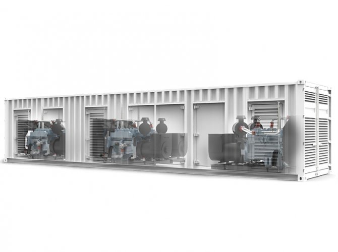 Generador de gas natural Deutz V12 de 1,5 MW con 3 grupos electrógenos en paralelo