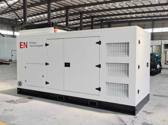 Planta de cogeneración con generador de biogás Cummins de 1000 kW