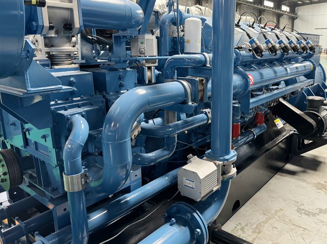 Grupo electrógeno de gas de biomasa de 1200 kW