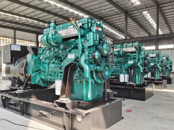 Grupo electrógeno Steyr de GLP de 500 kW, planta de energía con 2 unidades en paralelo