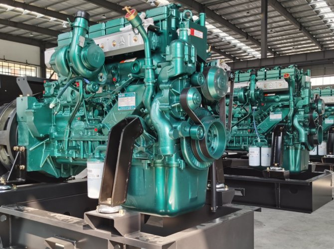 Generador de biogás Steyr T12 de 250 kW, tipo silencioso