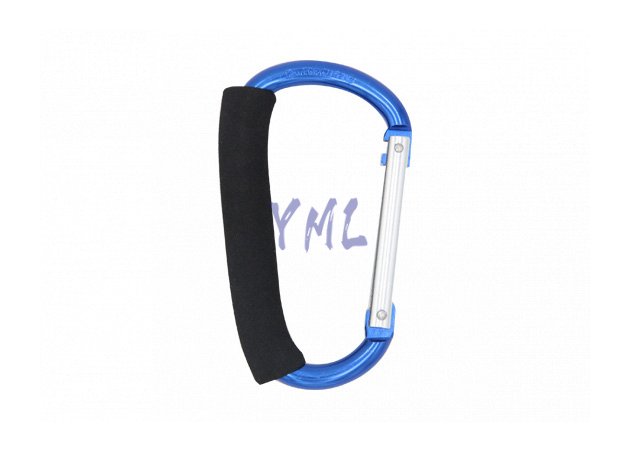 AH12 Mosquetón de aluminio con funda protectora