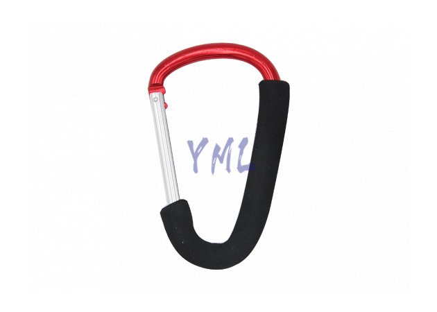 AH11 Mosquetón de aluminio con funda protectora