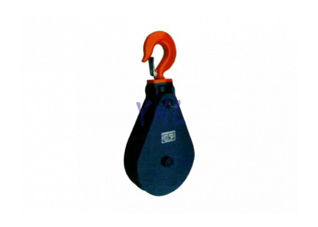 BL16 H408 Polea de dos ruedas ligera con gancho de carga