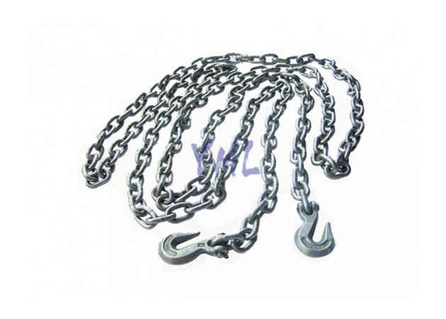 CH05 Cadena estándar americano Cadena con dos ojos/con gancho de agarre de horquilla