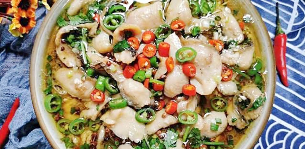 青花椒黑鱼片的制作方法