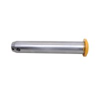 Wear-resistant connector pin for heavy machinery