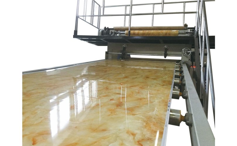 PVC imitation marble sheet machine
