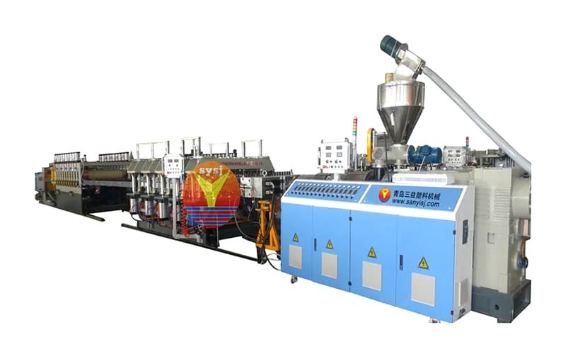 PVC construction template machine