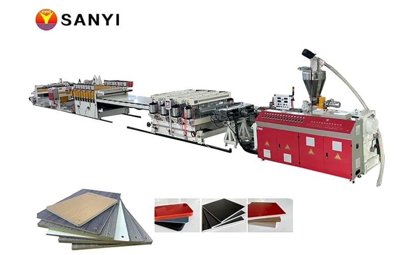 PVC wall cladding board production line