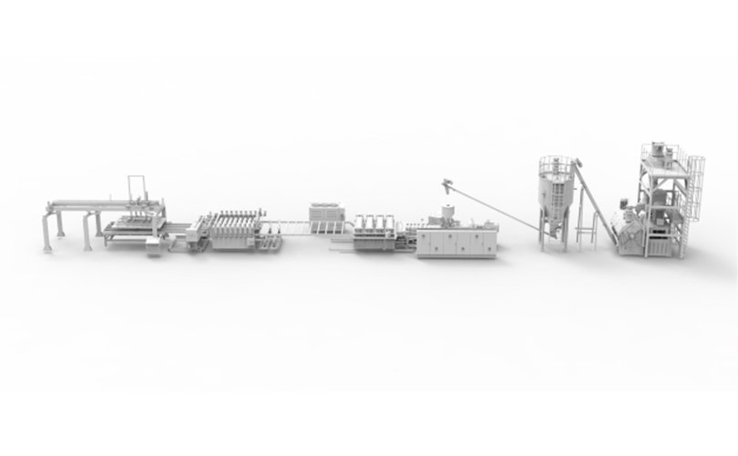 PVC WPC Foam Board Machine