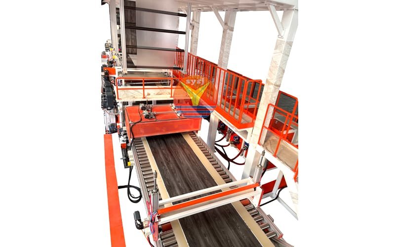WPC floor production line