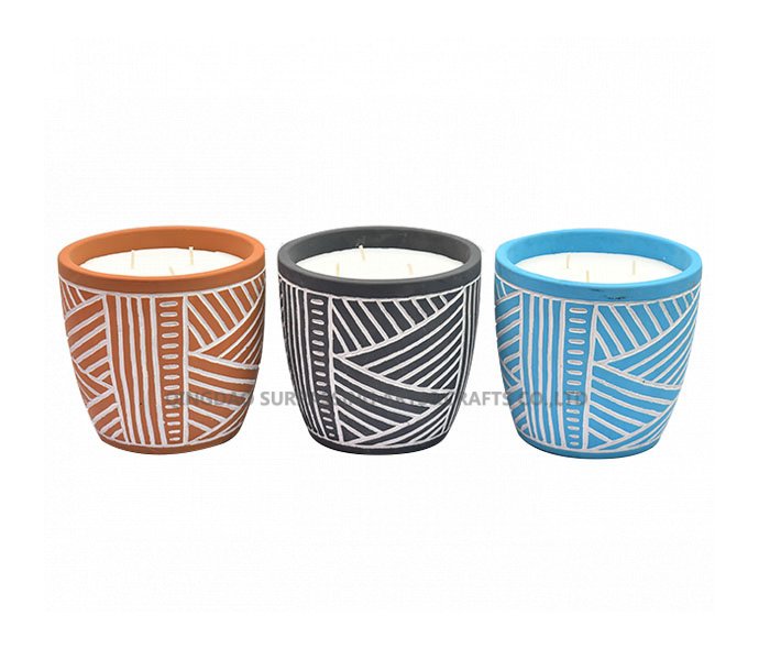 C21C0017 Ceramic scented candle 