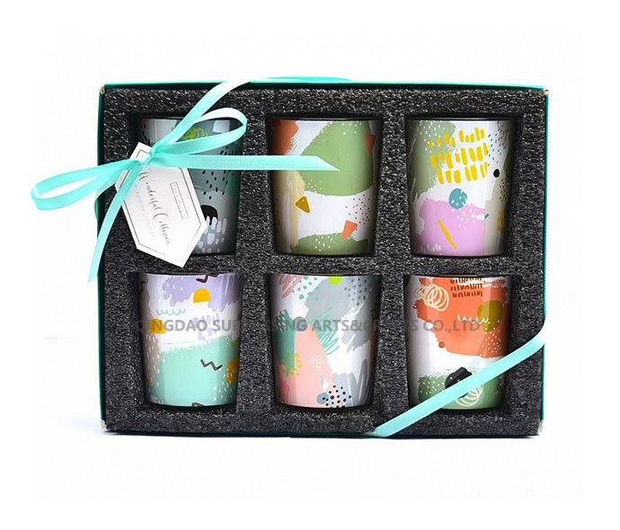 C21S0004 glass jar candle gift set