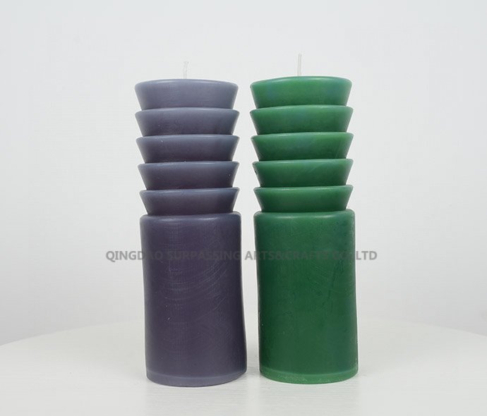 C23A011 art candle pillar candle