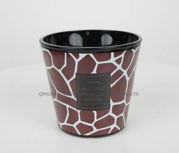 C23G0015 glass jar candle