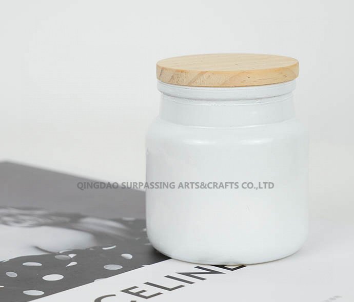 C23G0048 glass jar candle